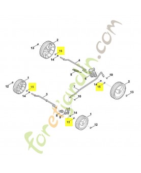 Rondelle 6311-708-9300. Pièce détachée Stihl / Vicking