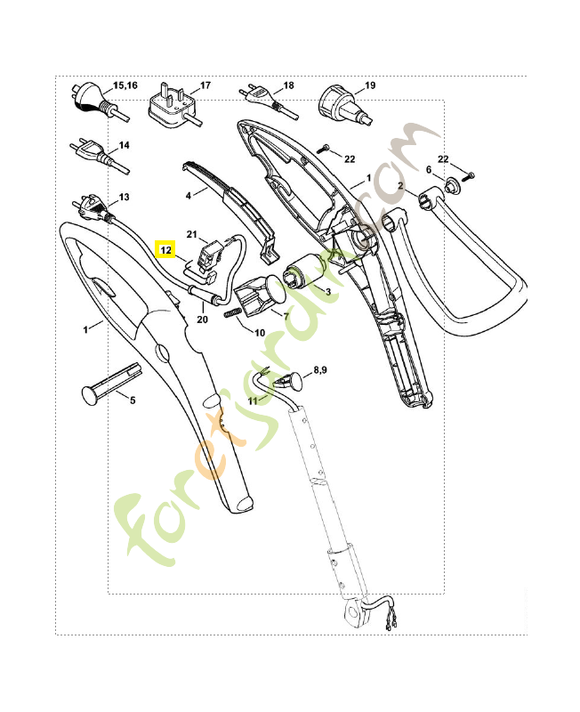 Condensateur 0,1 uf 6421-605-1000. Pièce de rechange Sithl / Vicking