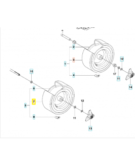 pneu 573981401- Pièce de détachée Husqvarna