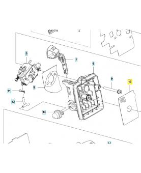 Plaque 585604601. Pièce de rechange Husqvarna