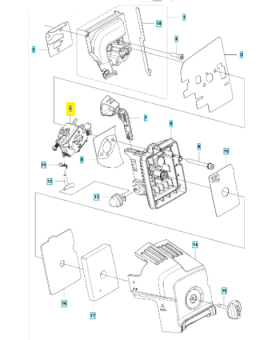 Carburateur 585603804. Pièce détachée Husqvarna