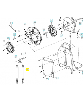 Harnais 576541301. Pièce de rechange Husqvarna