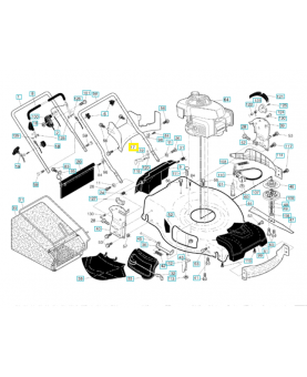 Plaque 581782101. Pièce de rechange Husqvarna