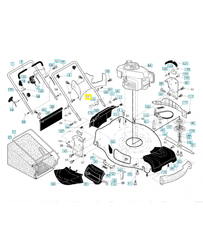 Plaque 581782101. Pièce de rechange Husqvarna