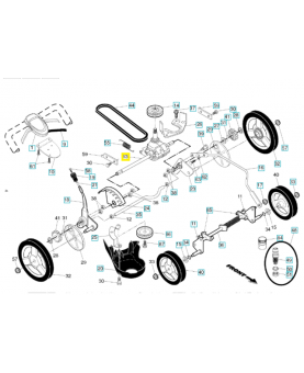 Transmission 581680801. Pièce détachée Husqvarna