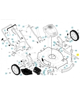 Lame standard 580244002. Pièce de rechange Husqvarna