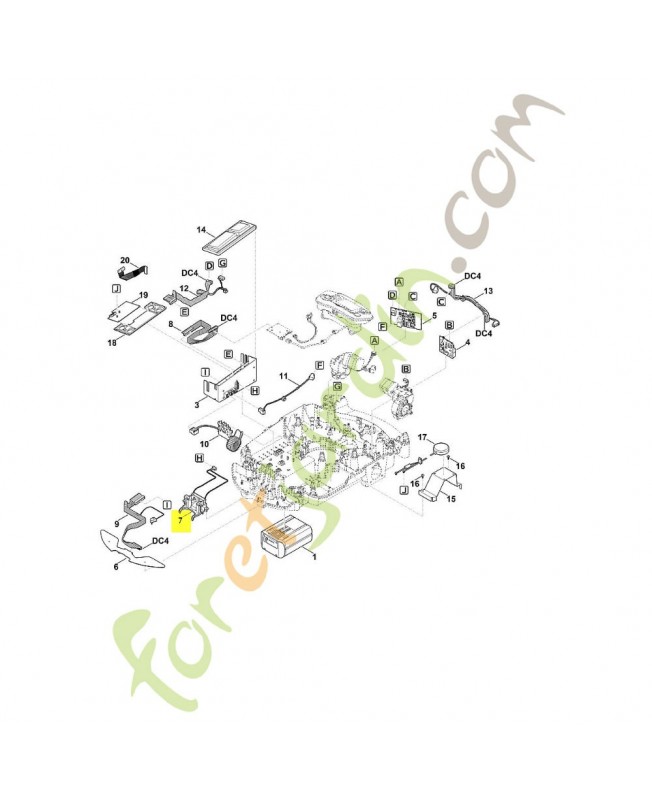 Support complet 6309-430-6800. Pièce de rechange Sithl / Vicking