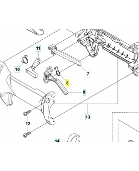 Ressort 521667201. Pièce de rechange Husqvarna