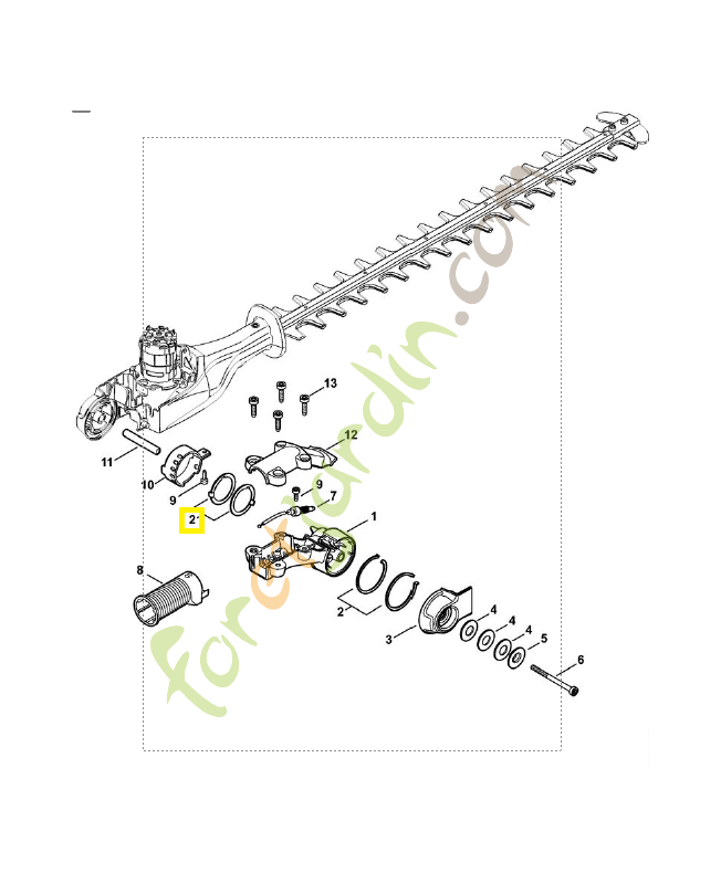 Fixation rapide 4859-640-8900. Pièce de rechange Sithl / Vicking