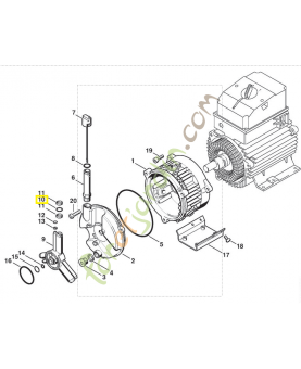 Anneau de joint 18x2 9645-945-7602. Pièce de rechange Sithl / Vicking
