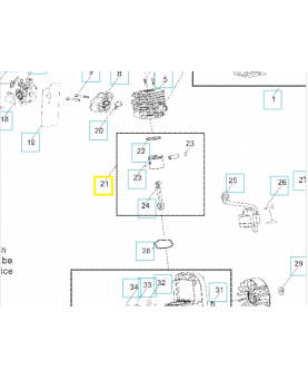 Piston 588272901. Pièce détachée Husqvarna