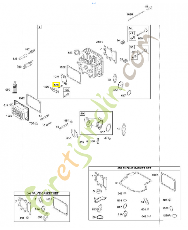 691095 Goujon culbuteur 0003-000-0698. Pièce de rechange pour moteur thermique Briggs et Straton 691095 Goujon culbuteur 0003-000-0698. Pièce de rechange pour moteur thermique Briggs et Straton