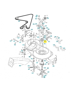 poulie 583071101. Pièce de rechange Husqvarna