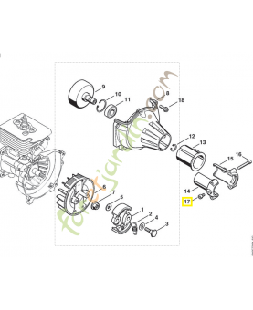 Vis cylindrique is m5x8 9022-313-0930. Pièce de rechange Sithl
