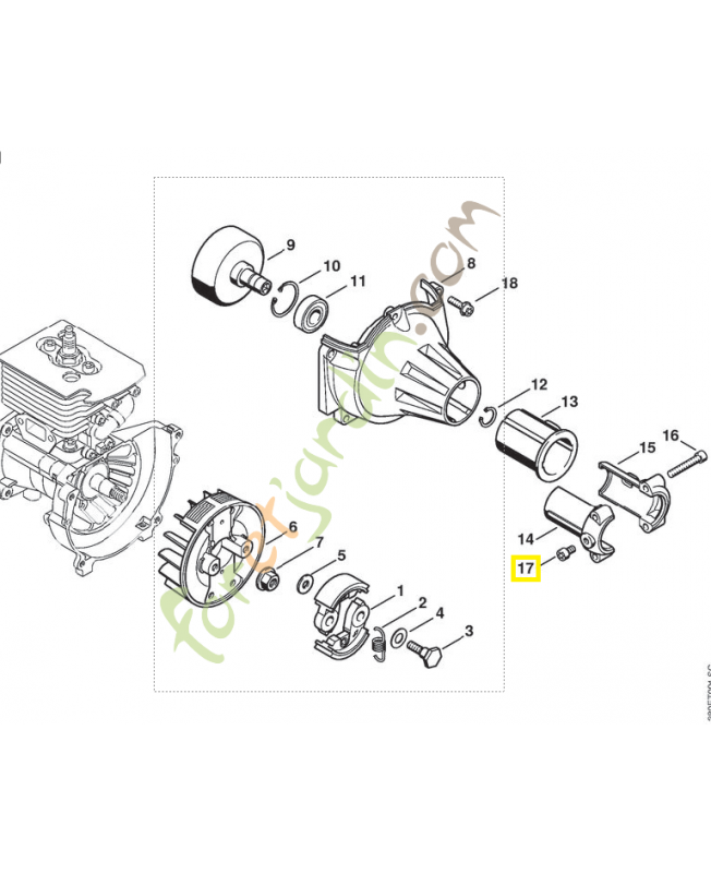 Vis cylindrique is m5x8 9022-313-0930. Pièce de rechange Sithl 