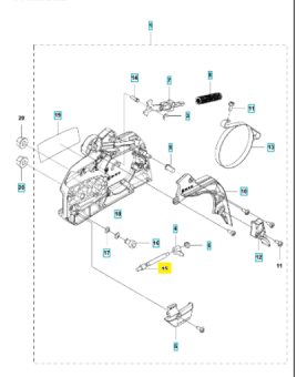 VIS SANS FIN 575645801. Pièce de rechange Husqvarna