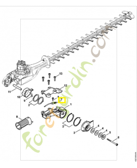 Cable bowden 4859-790-2400. Pièce de rechange Sithl / Vicking