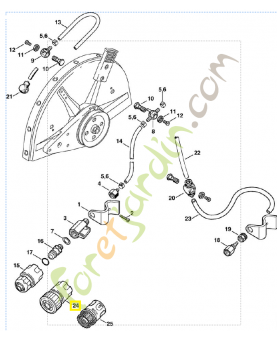 Manchon d'accouplement 4201-670-1705.Pièce de rechange Sithl / Vicking