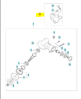 Support husqvarna réf : 574306904