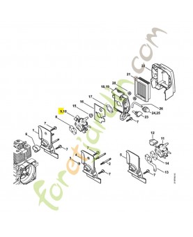 Carburateur c1q-s162 4134-120-0653. Pièce de rechange Sithl / Vicking