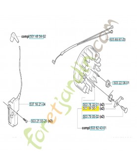 Cliquet 503895001. Pièce de rechange Husqvarna