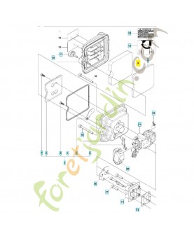 Filtre a air 523090001. Pièce de rechange Husqvarna 