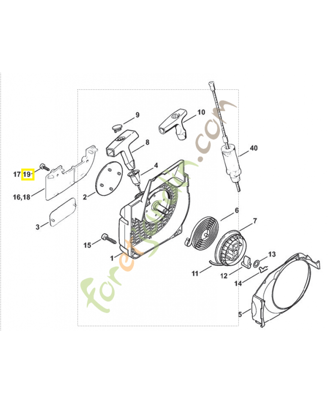 Vis 9075-478-2995 Pièce de rechange Sithl / Vicking