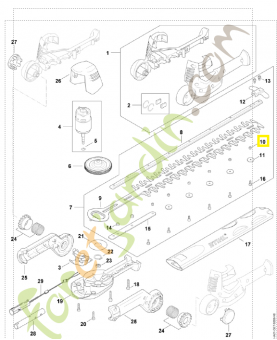 Douille 4521-648-6700. Pièce détachée Stihl