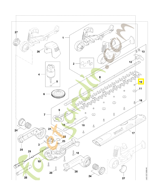 Douille 4521-648-6700. Pièce détachée Stihl