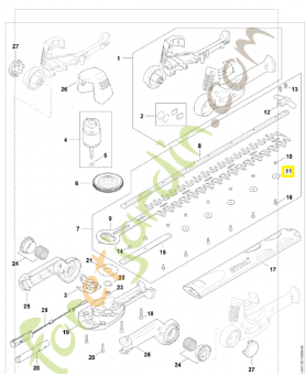 Rondelle 9298-003-3540. Pièce de rechange Sithl