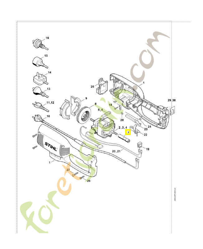 Adaptateur 4810-710-7600. Pièce de rechange Sithl / Vicking
