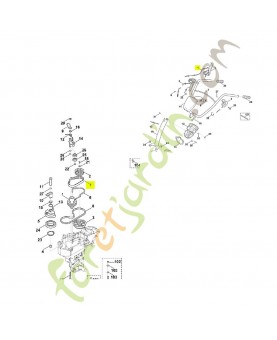 Jeu de courroie et câble 6241-007-1090. Pièce de rechange Sithl / Vicking