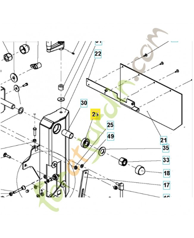 Roulement a billes 738210404 husqvarna