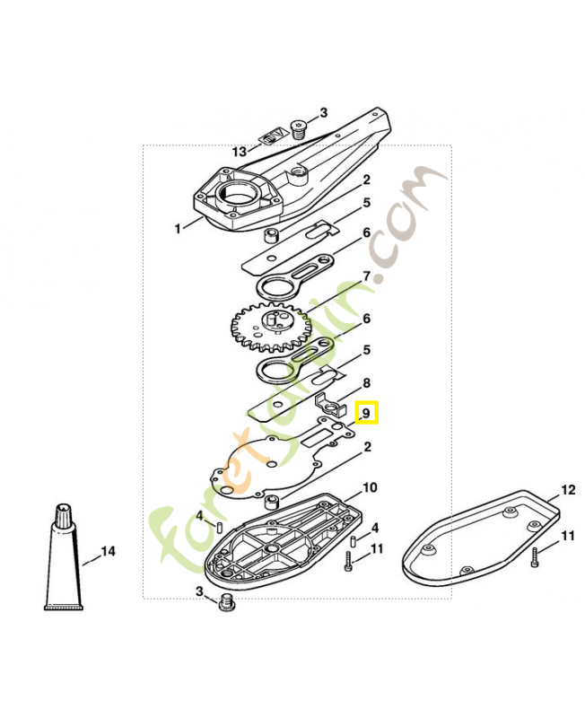Joint 4230-649-0300. Pièce de rechange Sithl