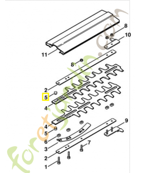 Boulon 4226-713-6600. Pièce de rechange Sithl 