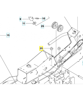Circlip 735311420. Pièce de rechange Husqvarna