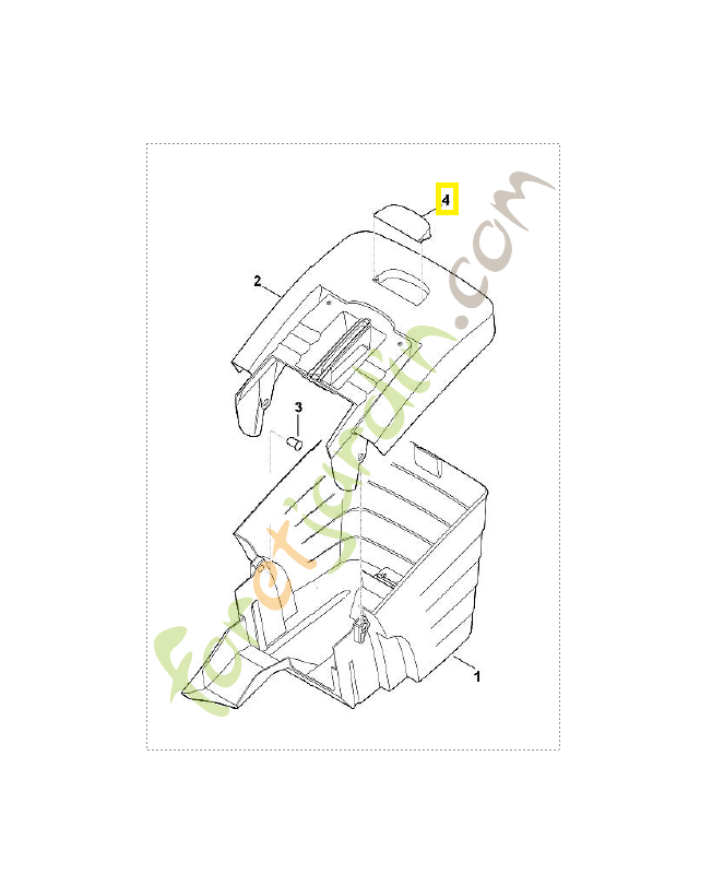 Volet 6375-708-8000. Pièce de rechange Sithl