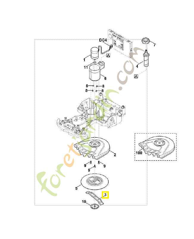 Lame mi 6301-702-0101 stihl
