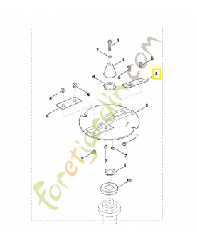 Couteau rabot gb 370 s référence 6903-702-0102 remplace référence 6903-702-0101