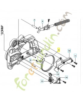 Collier de serrage 530057923. Pièce de rechange Husqvarna