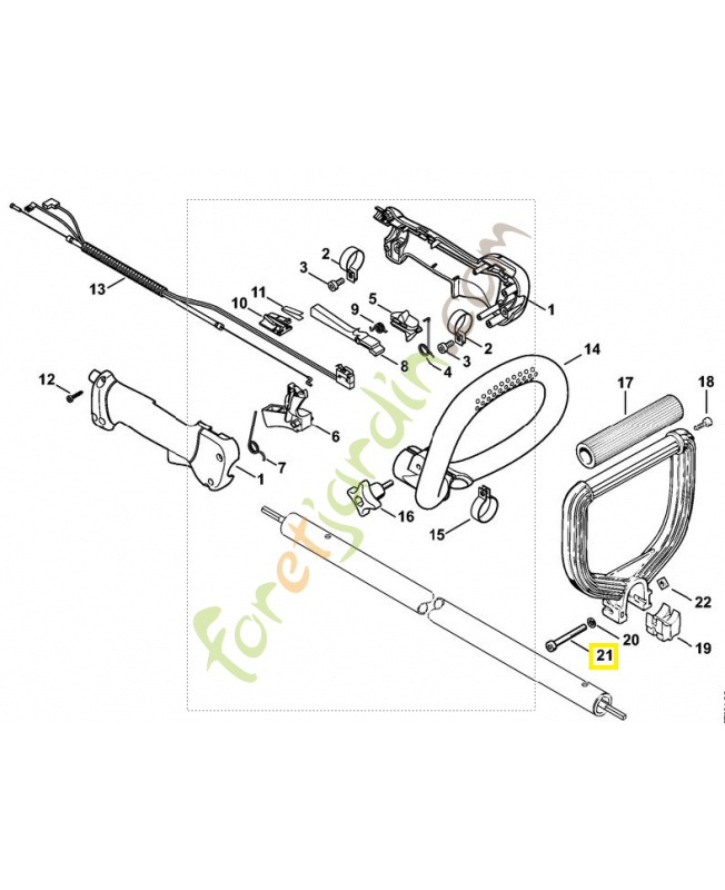 Vis cylindrique ism6x50x24 9022-341-1430. Pièce de rechange Sithl / Vicking