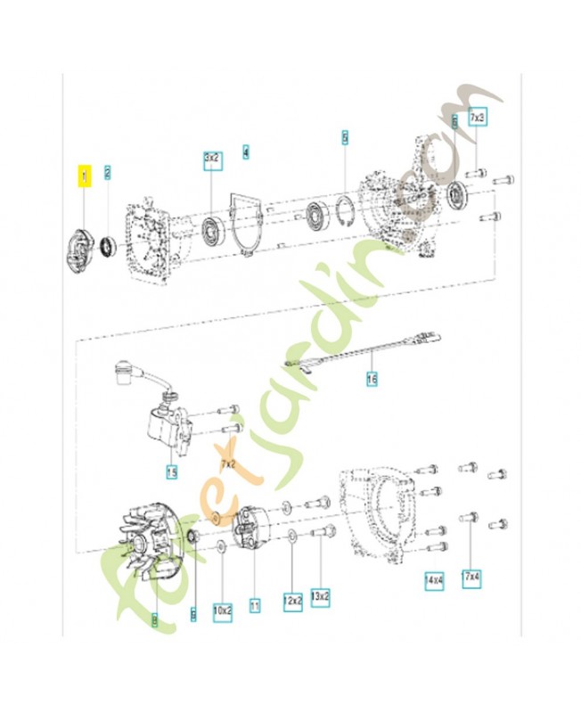 Cliquet585296501. Pièce de rechange Husqvarna