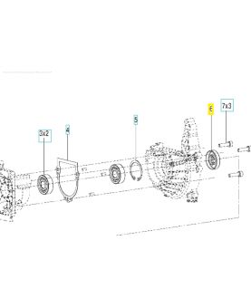 Joint 575312101. Pièce de rechange Husqvarna