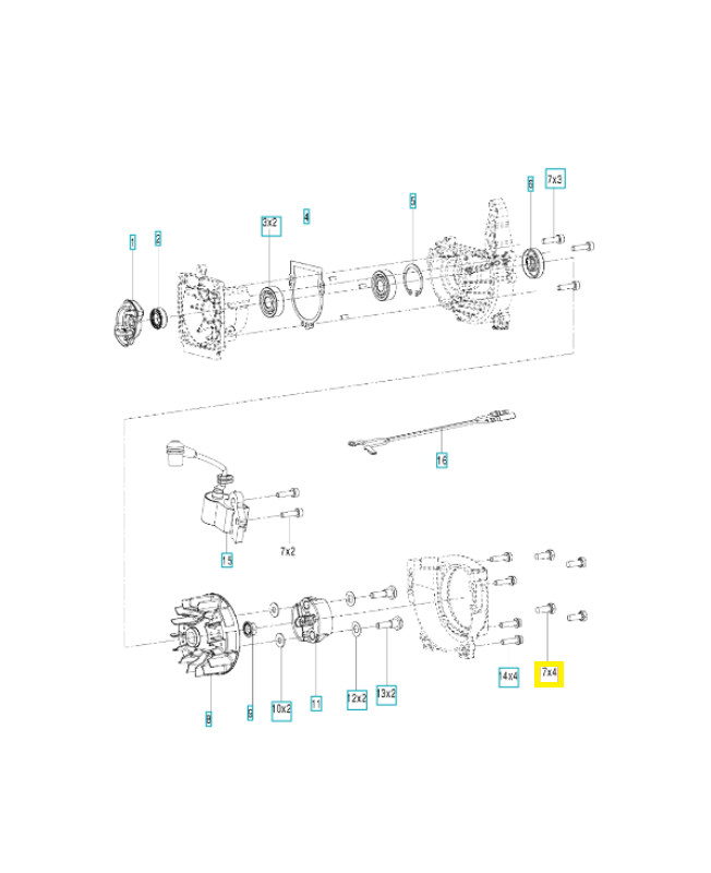 Boulon 589971501. Pièce détachée Husqvarna