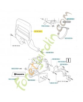 Protecteur 503850901. Pièce de rechange Husqvarna