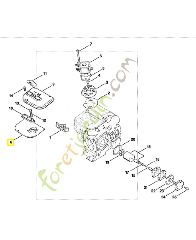 Filtre a air 1120-120-1600 stihl