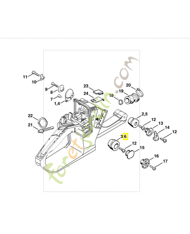 Butoir 1121-790-9904 stihl