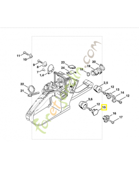 Bouchon Stihl réf 1125-791-7306