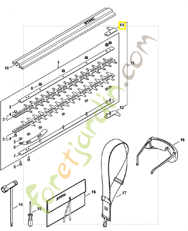 Pièce de protection 4230-792-9000. Pièce de rechange Sithl / Vicking Pièce de protection 4230-792-9000. Pièce de rechange Sithl / Vicking