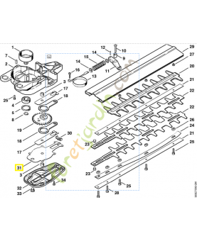 Joint couvercle du réducteur 4226-649-0300. Pièce de rechange Sithl 